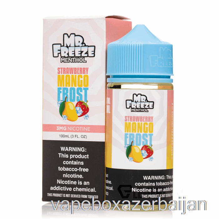 E-Juice Vape Strawberry Mango Frost - Mr Freeze - 100mL 0mg